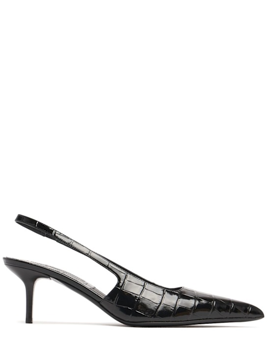 105mm Emma croc embossed slingbacks - Thumbnail 1