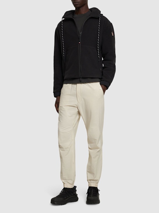 Moncler Grenoble: Polartec zip-up cardigan jacket - men_1 | Luisa Via Roma