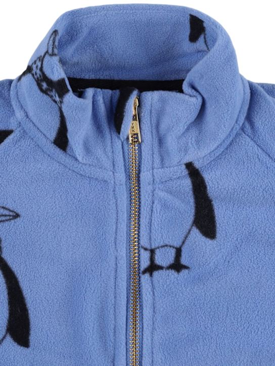 Mini Rodini: Felpa in poly riciclato stampato con zip - kids-girls_1 | Luisa Via Roma