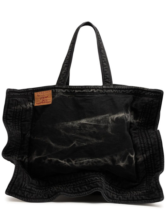Y/PROJECT: Maxi Wire Cabas canvas tote bag - women_0 | Luisa Via Roma