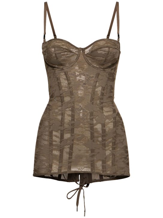 Diesel: Diesel x Fenty Sauvage corset top - women_0 | Luisa Via Roma