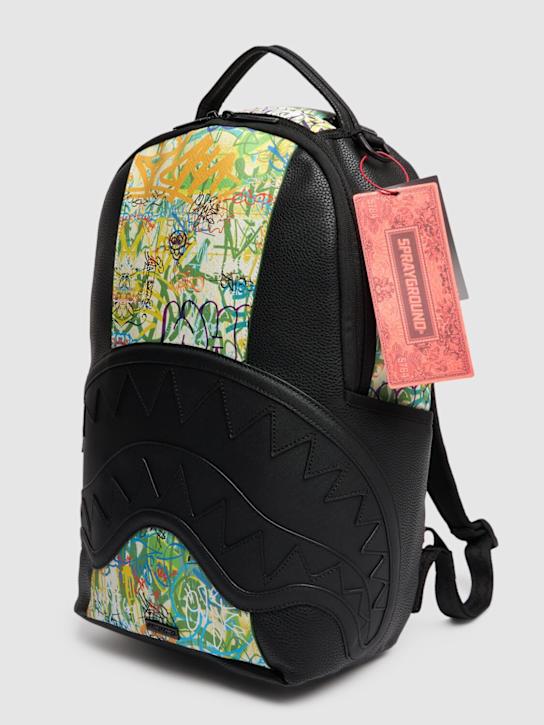 SPRAYGROUND: Printed canvas backpack - kids-boys_1 | Luisa Via Roma