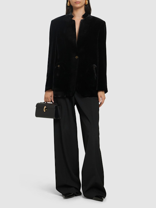 Blazé Milano: Afterglow Anywhere velvet blazer - women_1 | Luisa Via Roma