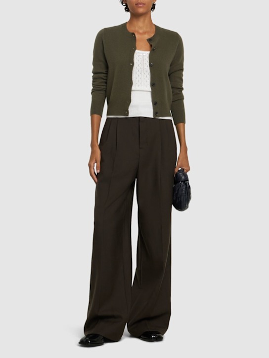 JW Anderson: Cotton pointelle straight neck tank top - women_1 | Luisa Via Roma