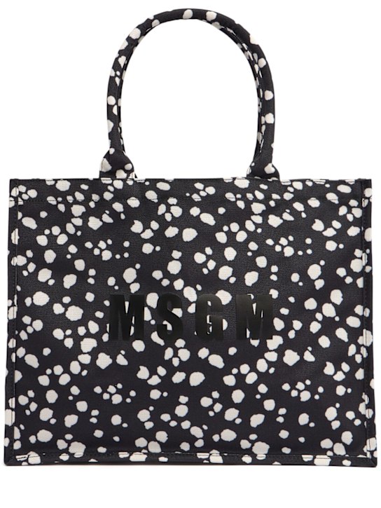 MSGM: Medium Monogram printed tote bag - women_0 | Luisa Via Roma