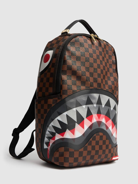 SPRAYGROUND: Shark printed canvas backpack - kids-boys_1 | Luisa Via Roma