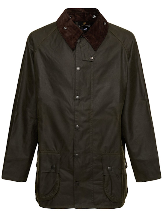 BARBOUR: Jacke aus gewachster Baumwolle "Beaufort" - men_0 | Luisa Via Roma