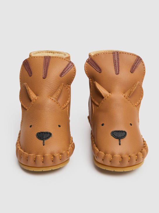 Donsje: Tiger leather boots - kids-boys_1 | Luisa Via Roma