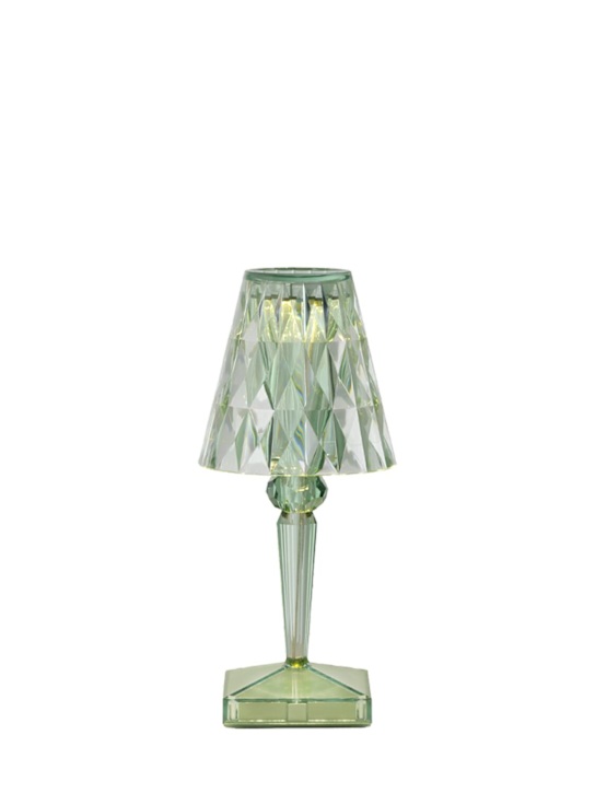Kartell: Battery table lamp - Green - ecraft_0 | Luisa Via Roma