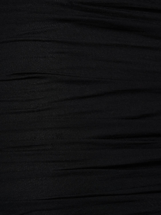 Dsquared2: Modal jersey mini dress - Black - women_4 | Luisa Via Roma