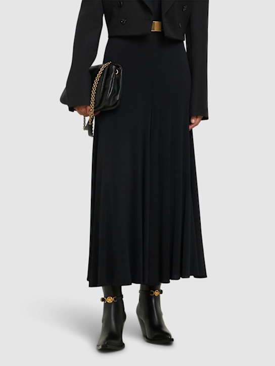 Versace: Camperos レザーブーツ 65mm - women_1 | Luisa Via Roma