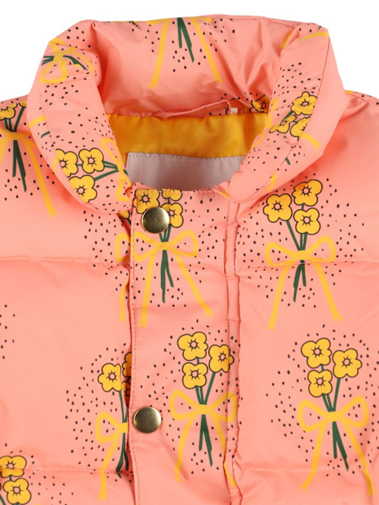 Mini Rodini: Printed recycled poly puffer down jacket - kids-girls_1 | Luisa Via Roma
