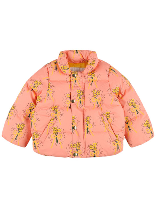Mini Rodini: Printed recycled poly puffer down jacket - kids-girls_0 | Luisa Via Roma