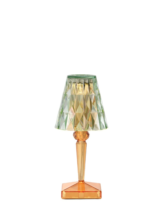 Kartell: Battery table lamp - Green/Orange - ecraft_0 | Luisa Via Roma