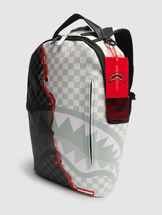 SPRAYGROUND: Shark printed canvas backpack - kids-boys_1 | Luisa Via Roma