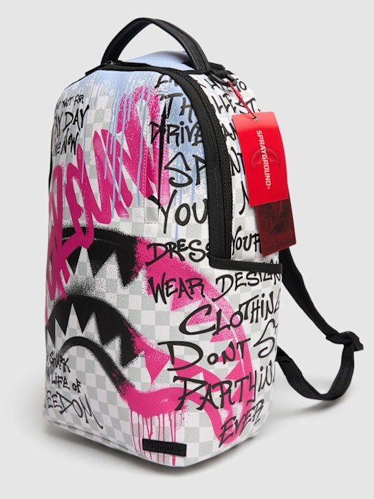 SPRAYGROUND: Printed canvas backpack - kids-boys_1 | Luisa Via Roma