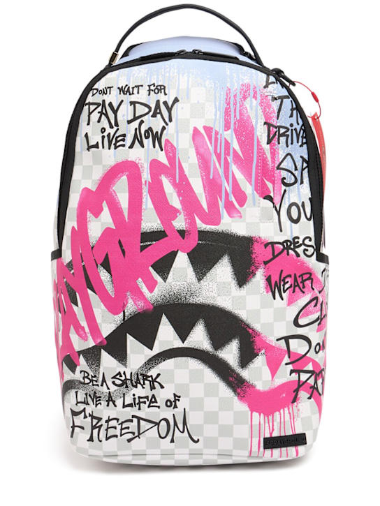 SPRAYGROUND: Printed canvas backpack - kids-boys_0 | Luisa Via Roma