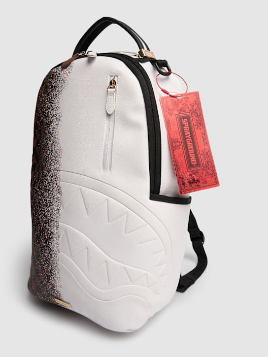SPRAYGROUND: Shark spray split canvas backpack - kids-boys_1 | Luisa Via Roma