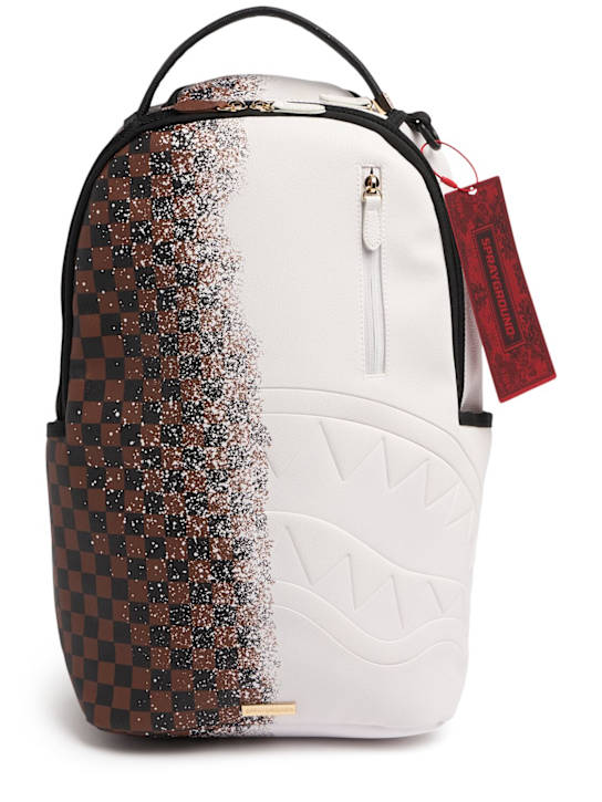 SPRAYGROUND: Shark spray split canvas backpack - kids-boys_0 | Luisa Via Roma