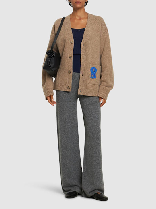JW Anderson: Rosette patch pocket cardigan - women_1 | Luisa Via Roma
