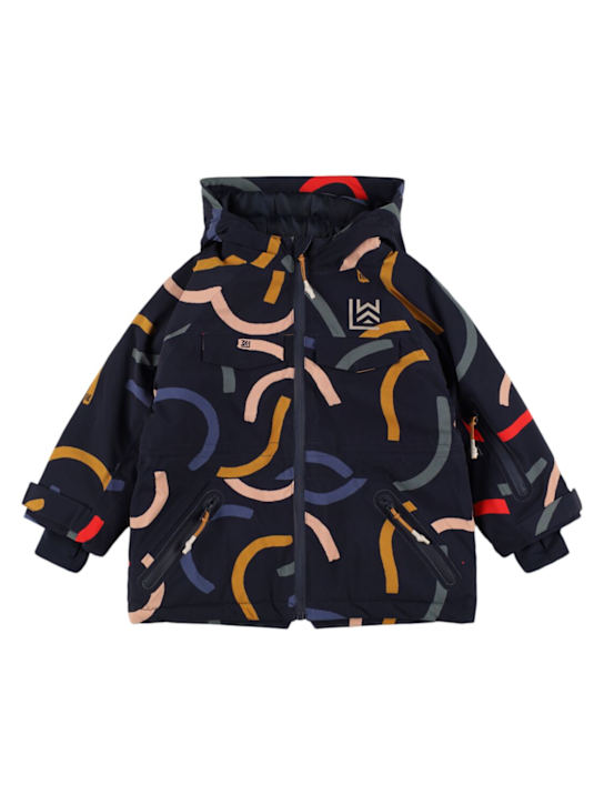 Liewood: Printed tech ski jacket w/hood - kids-boys_0 | Luisa Via Roma
