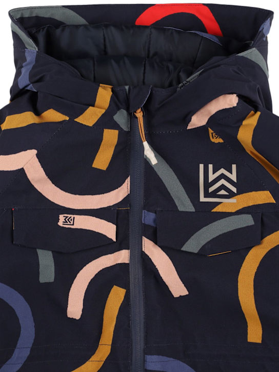Liewood: Printed tech ski jacket w/hood - kids-boys_1 | Luisa Via Roma