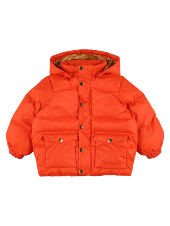 Mini Rodini: Reversible recycled poly puffer jacket - kids-boys_0 | Luisa Via Roma