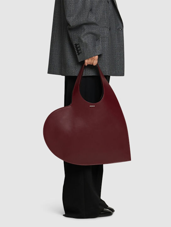 Coperni: Heart leather tote bag - women_1 | Luisa Via Roma