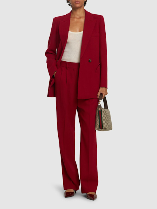 Blazé Milano: Cool & Easy Fox wool straight pants - women_1 | Luisa Via Roma