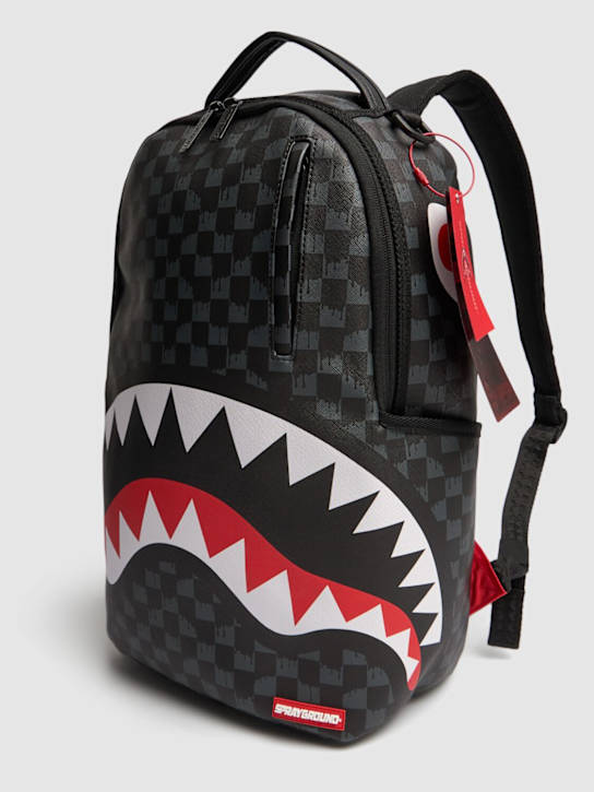 SPRAYGROUND: Shark print canvas backpack - kids-boys_1 | Luisa Via Roma