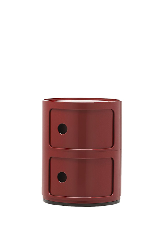 Kartell: Componibili container - Burgundy - ecraft_0 | Luisa Via Roma