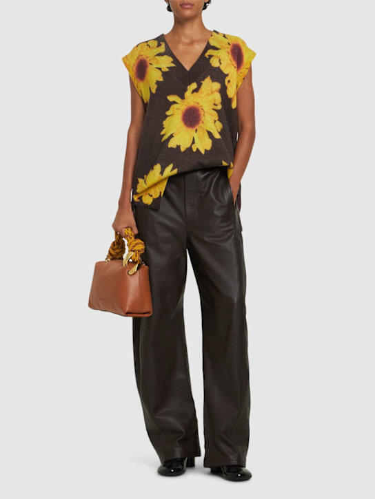 JW Anderson: Printed wool knit vest - women_1 | Luisa Via Roma