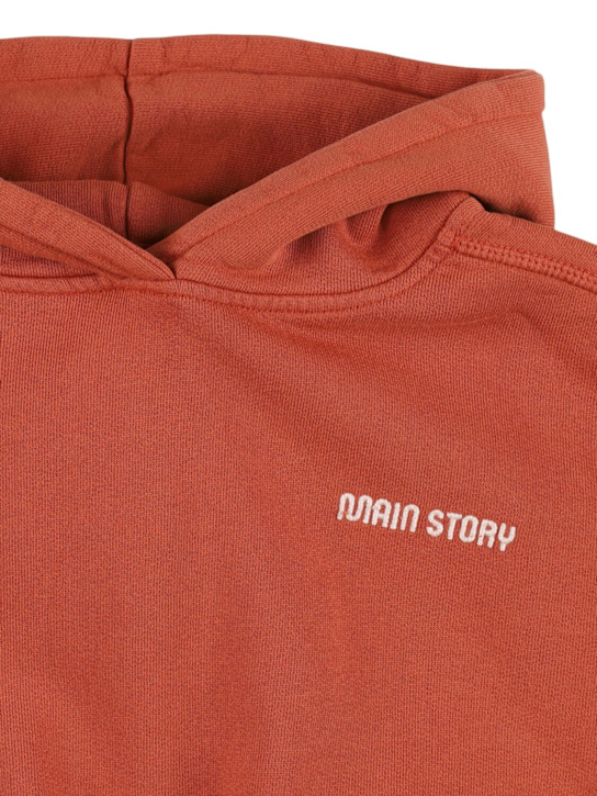 Main Story: Embroidered organic cotton hoodie - kids-boys_1 | Luisa Via Roma