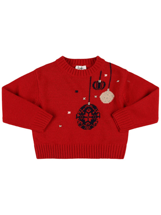 Il Gufo: Maglia in lana jacquard - kids-girls_0 | Luisa Via Roma