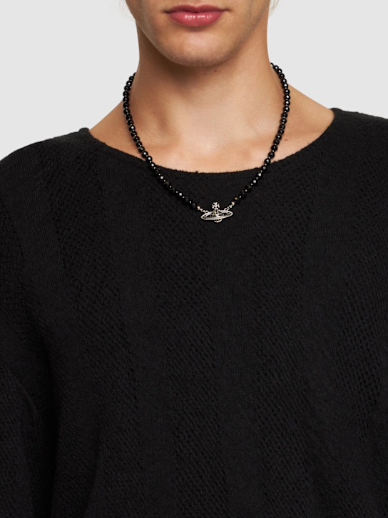 Vivienne Westwood: Man Messaline necklace - men_1 | Luisa Via Roma