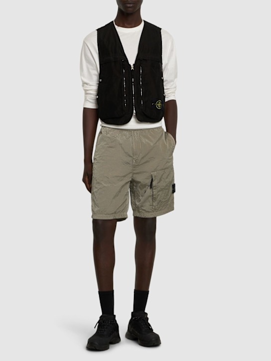 Stone Island: Comfort Bermuda shorts - men_1 | Luisa Via Roma