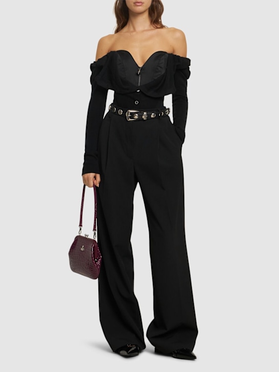 Vivienne Westwood: Bea corset knit cardigan - women_1 | Luisa Via Roma
