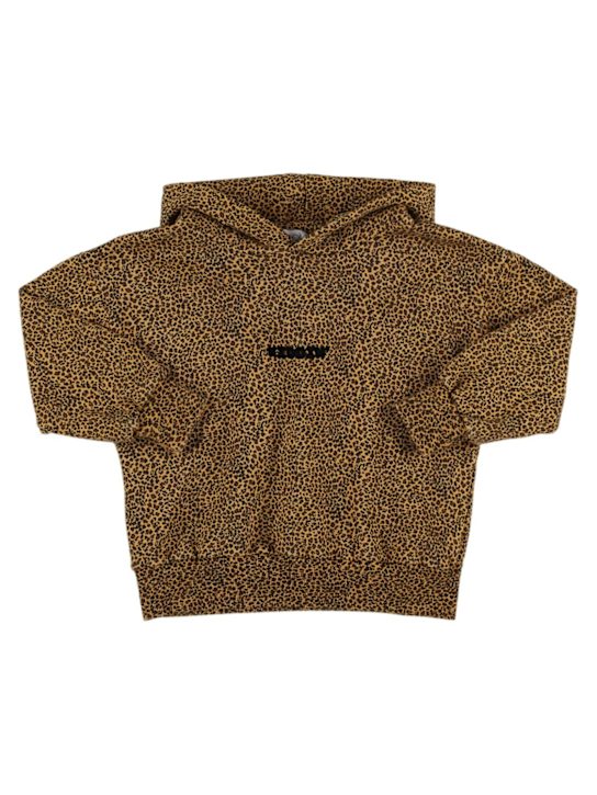 Kiddin: Leopard print sweatshirt - Multicolor - kids-boys_0 | Luisa Via Roma