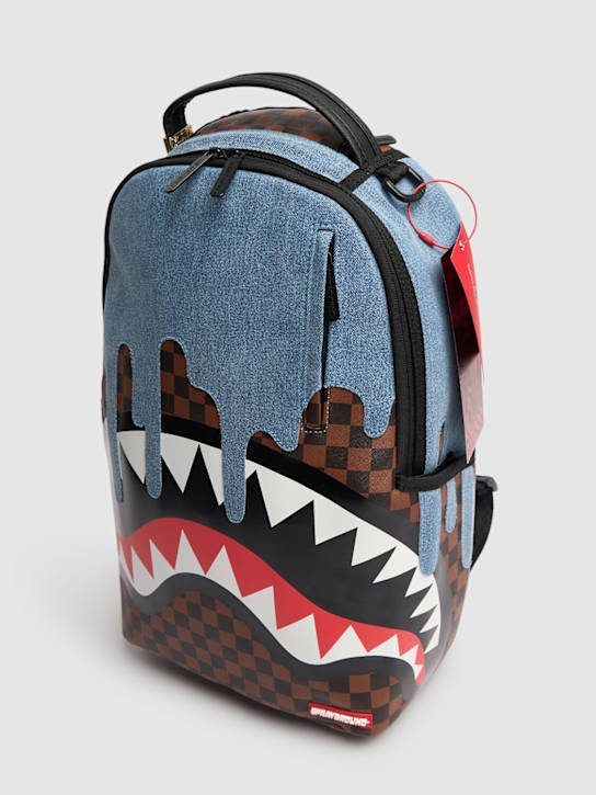 SPRAYGROUND: Zaino in tela denim stampata - kids-girls_1 | Luisa Via Roma