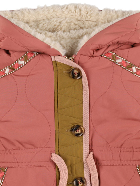 Louise Misha: フーデッドダウンジャケット - kids-girls_1 | Luisa Via Roma