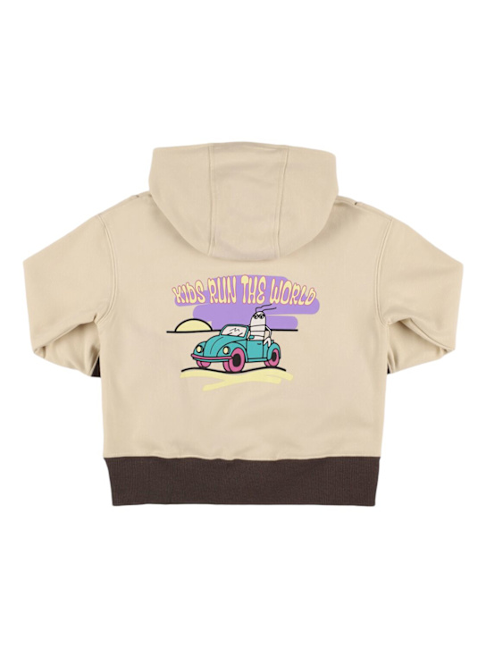 Cooiii: Lobster フルジップフーディー - ホワイト/マルチ - kids-boys_0 | Luisa Via Roma