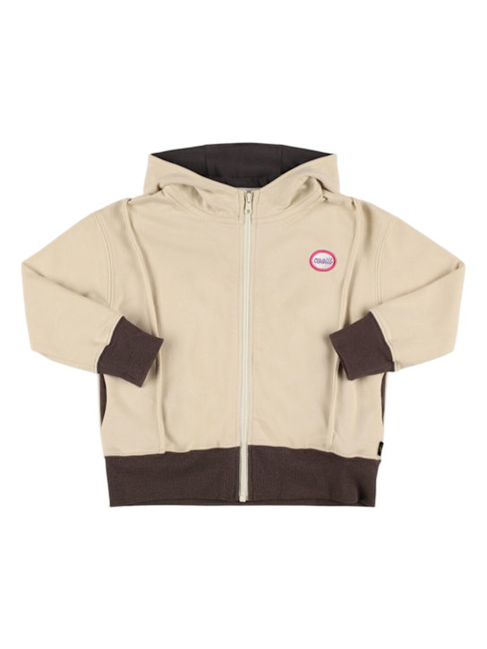 Cooiii: Lobster フルジップフーディー - ホワイト/マルチ - kids-boys_1 | Luisa Via Roma