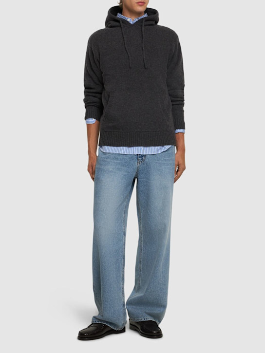 Seven Gauge: Hooded wool sweater - men_1 | Luisa Via Roma