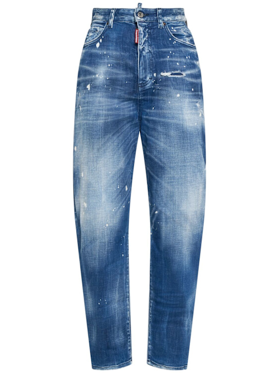 Dsquared2: 80'S high rise balloon jeans - women_0 | Luisa Via Roma