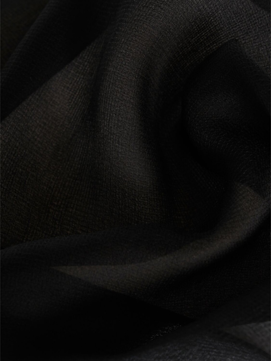 Dsquared2: Couture bow silk organza top - Black - women_4 | Luisa Via Roma