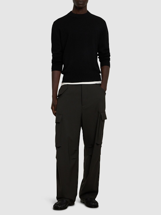 SUNFLOWER: Moon wool knit sweater - men_1 | Luisa Via Roma