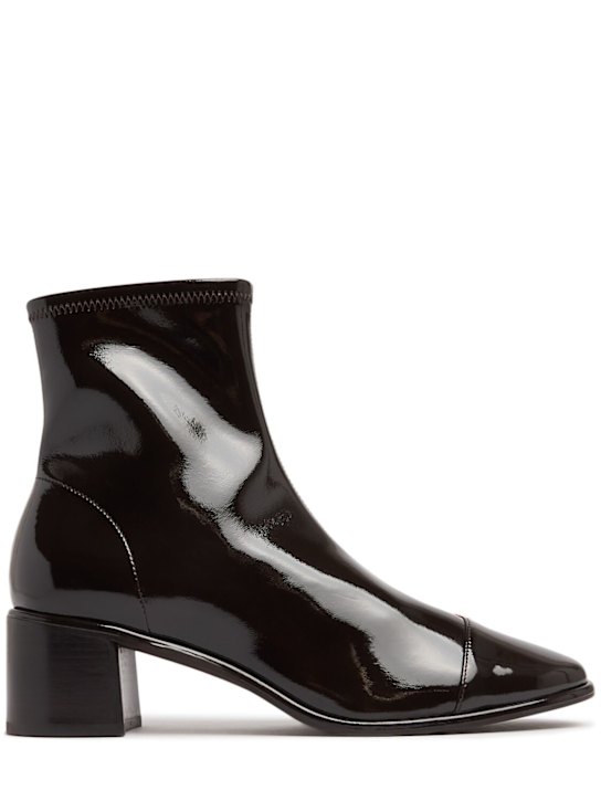 Tory Burch: 55mm Cap-Toe patent leather ankle boots - women_0 | Luisa Via Roma