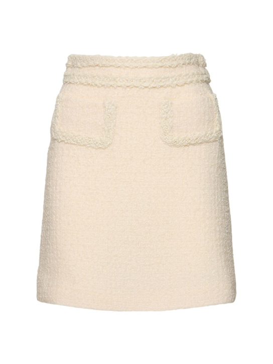 Giambattista Valli: Bouclé skirt - women_0 | Luisa Via Roma