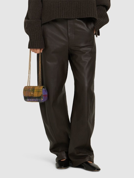 Vivienne Westwood: Small Purse tartan mohair bag - women_1 | Luisa Via Roma