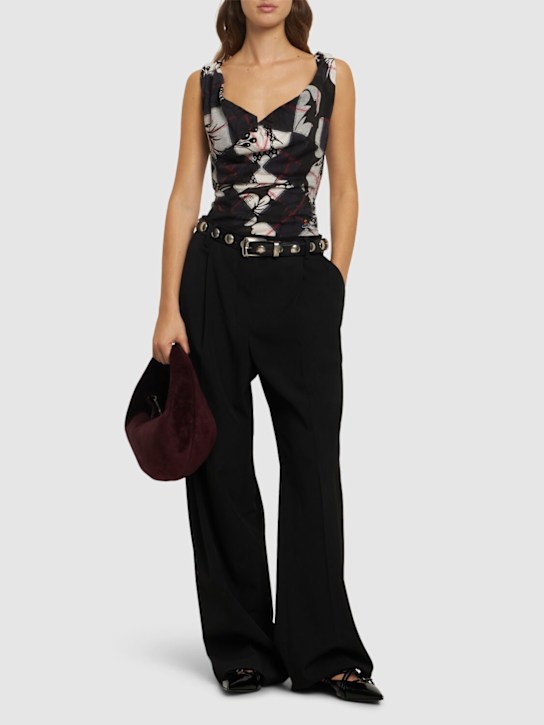 Vivienne Westwood: Anna printed jacquard jersey top - women_1 | Luisa Via Roma